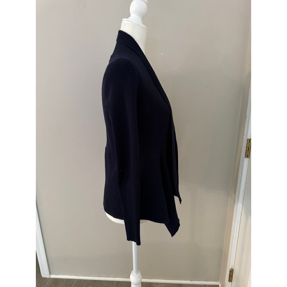 Verve Ami Women's Blue Open Front Long Sleeve Cardigan Size Medium - Picture 4 of 8